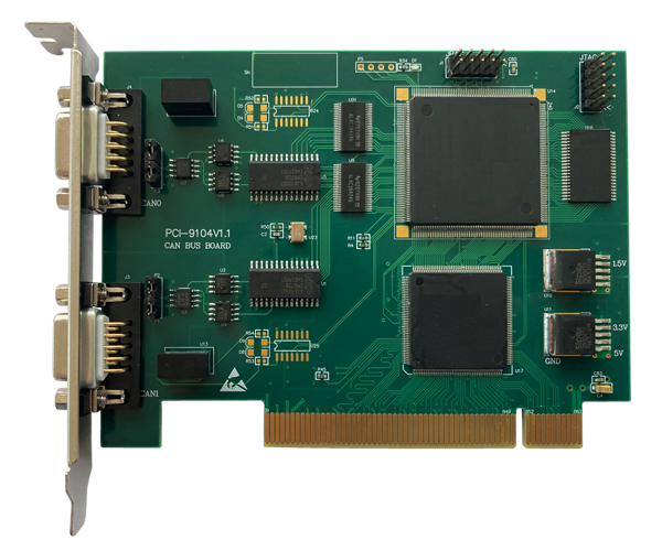 OLP-9104，PCI接口，2通道，高速CAN总线通信模块